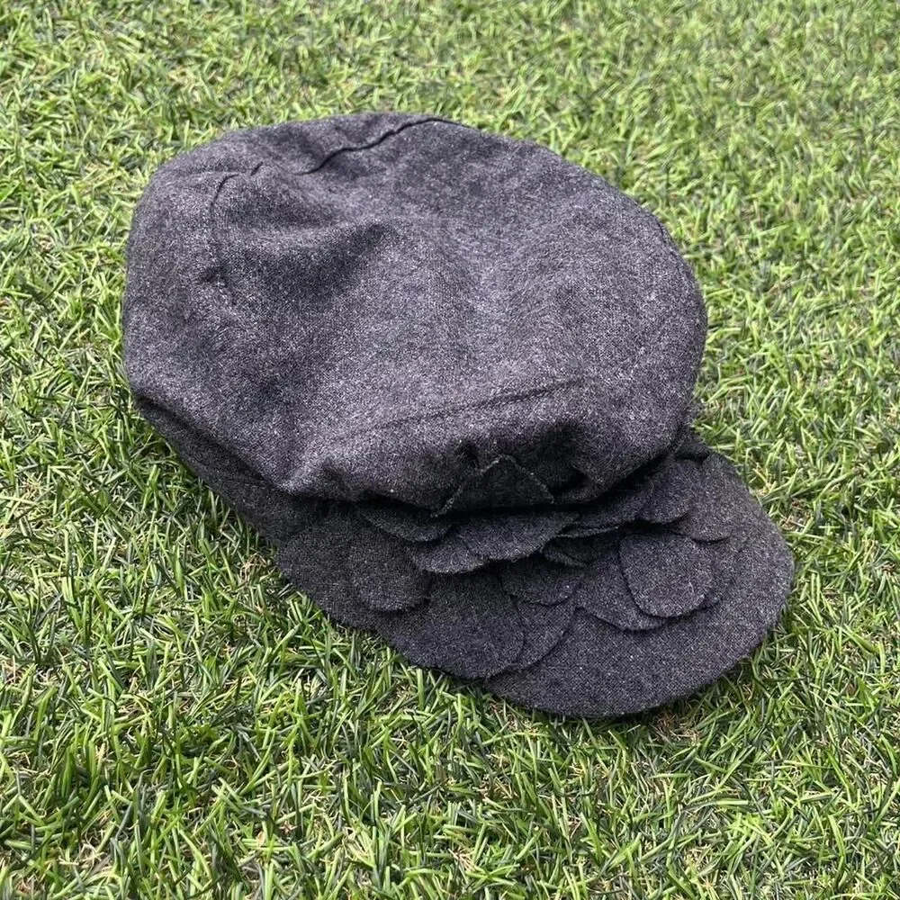 Unbranded Women's Black and Grey Hat